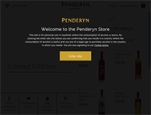 Tablet Screenshot of penderynstore.com